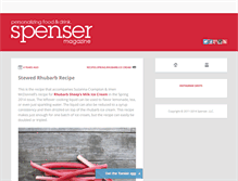 Tablet Screenshot of blog.spensermag.com